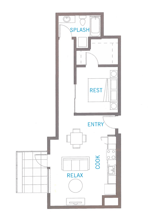 A17 Floor Plan at Vue 22